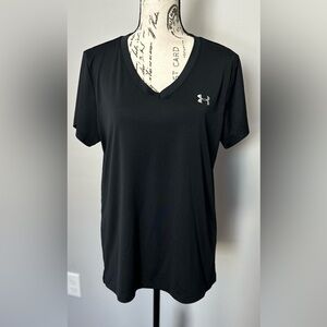 🏋️‍♀️ Under Armour UA Velocity V-Neck – Women’s Size Large 🏋️‍♀️